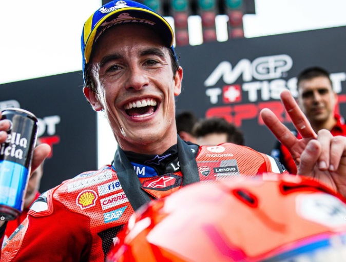 Pembalap Tim Ducati Lenovo, Marc Marquez. (Foto: Instagram/ducaticorse)